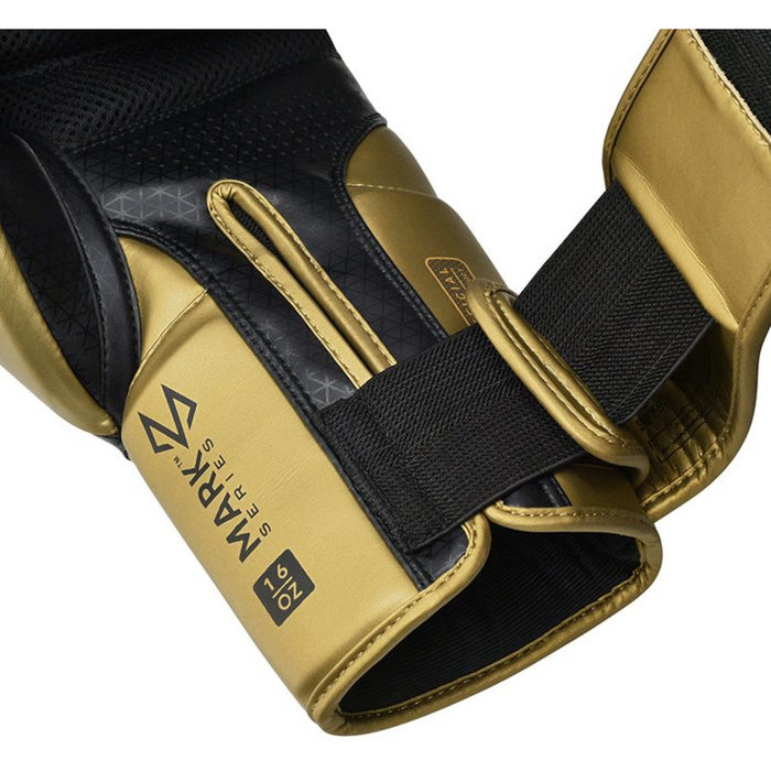 RDX L2 MARK PRO SPARRING BOXING GLOVES HOOK AND LOOP BLACK / GOLDEN - Gym From Home LLC