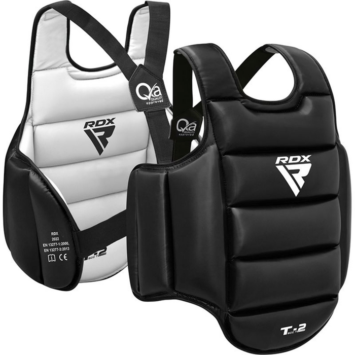 RDX T2 CE Certified Karate Body Protector Padded Chest Guard - Gym From Home LLC